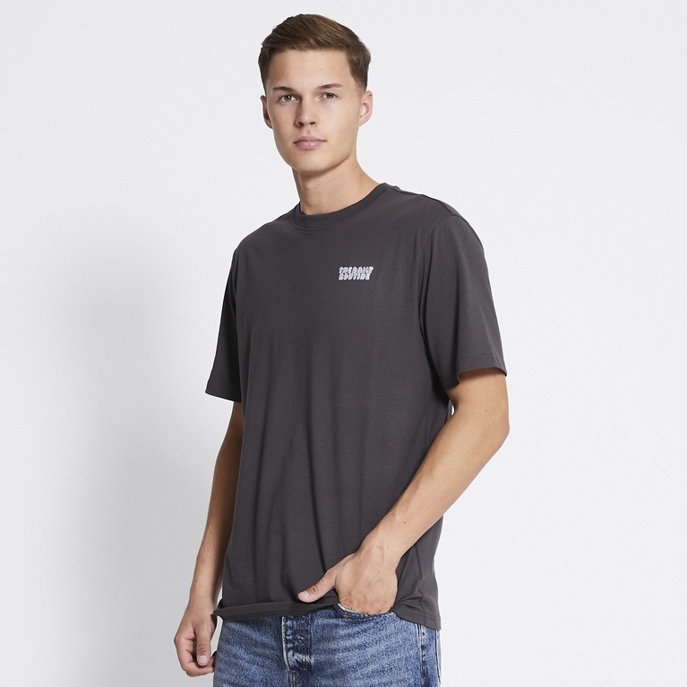 Printed tee "West" Dark Grey